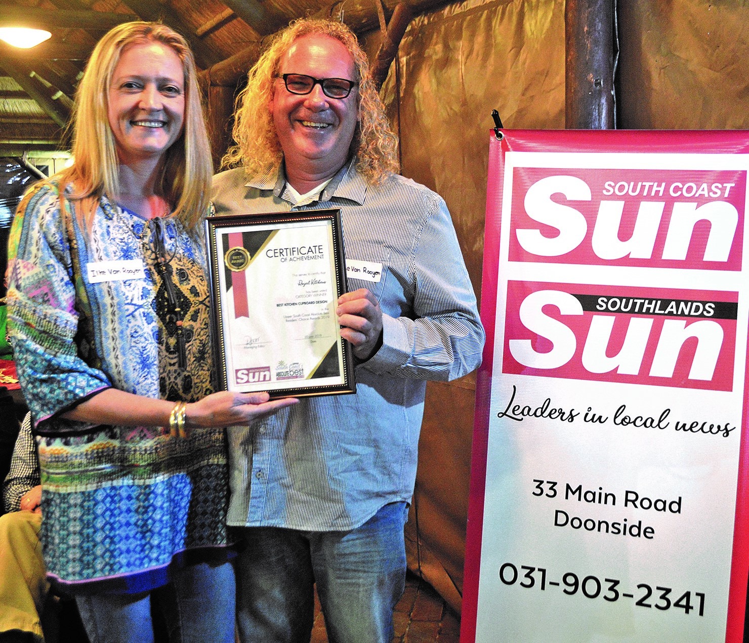 Sun Award for Royal Kitchens